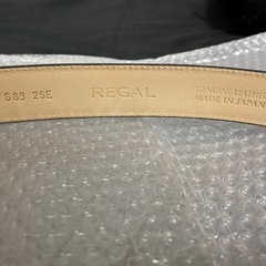 【新品未使用】REGAL ベルト ブラックの画像