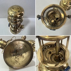 【希少品】委託品 ペトロマックス スーパーラピッド 830/150cp 灯油ランタン キャンプ アウトドア 真鍮 中古の画像