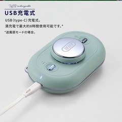 Toffy 首掛けファン ハンズフリーファン 冷却モード付き おまけでもう１つハンディファンおつけします。の画像