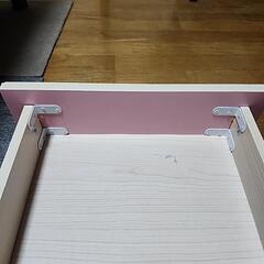 学習机(ピンク系)の画像