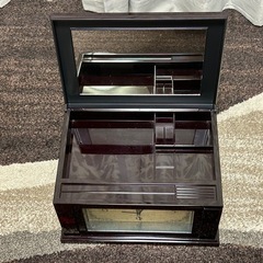 　桜柄　小物収納付き時計の画像