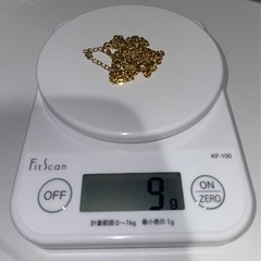 K18刻印有 2本セット 金ネックレス 9gの画像