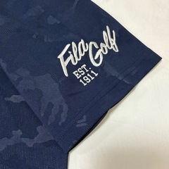 【美品】FILA GOLF フィラ　メンズ　ゴルフウェア　半袖ポロシャツ　LLの画像
