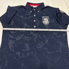 【美品】FILA GOLF フィラ　メンズ　ゴルフウェア　半袖ポロシャツ　LLの画像