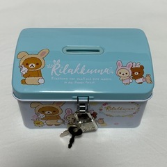 新品未使用　リラックマ 鍵付き小物入れ　貯金箱　コリラックマの画像