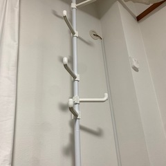 [確定済]衣類かけ　天井フロア突っ張りタイプの画像
