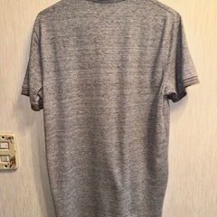 アメリカンイーグル　ポロシャツ　柄ありグレー　サイズM 使用感は有りの画像