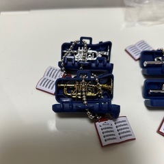 791   ガチャ　キラメッキ楽器#20の3種•4点セットですの画像
