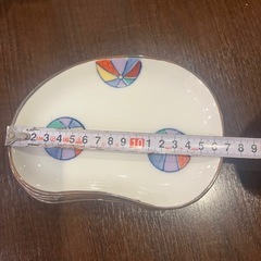 皿　柄違い　同一サイズ　中古　の画像