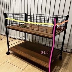 押入収納 ラック ワゴンの画像