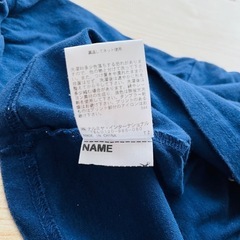 petit main 長袖Tシャツ ネイビー 80cmの画像