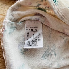 花柄デザイン チュールトップス 80cmの画像
