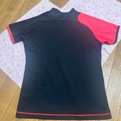 YONEX VersiCOOL ポロシャツ M 黒/赤の画像