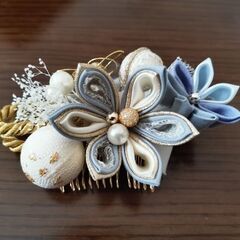 着物用のヘッドアクセサリー2点セットの画像