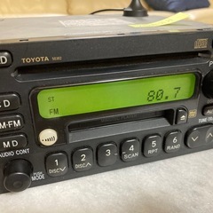 お話中　　　　　　　　　　　　　　　　　　　　🚗トヨタ純正 CD MD チューナーメインユニットの画像