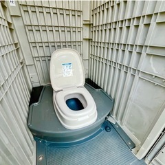 清掃整備済　仮設トイレ　配送いたしますの画像