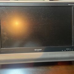 SHARP AQUOS 20型液晶カラーテレビ【品番LC-20AX6】の画像