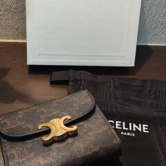 CELINE トリオンフ　三つ折り財布の画像