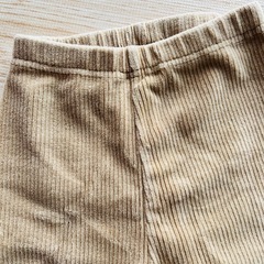 UNIQLO コーデュロイ ベージュパンツ 80cmの画像
