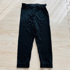 UNIQLO HEATTECH ブラック スパッツ 80cmの画像