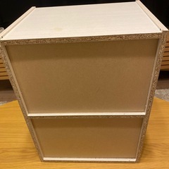 2段式収納家具の画像