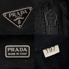 【美品】PRADA プラダ テスートナイロン ショルダーバッグ 3way 多機能 ブラックの画像