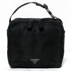 【美品】PRADA プラダ テスートナイロン ショルダーバッグ 3way 多機能 ブラックの画像