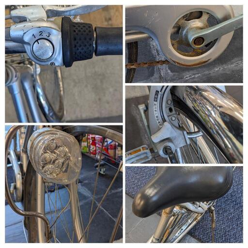 G045 普通自転車★27インチ★BRIDGESTONE★内装3段変速