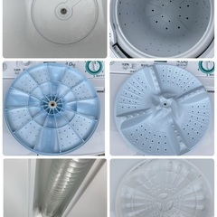 2023年の高年式！AQUA 2槽式洗濯機 4.0kg 動作確認 クリーニング済の画像