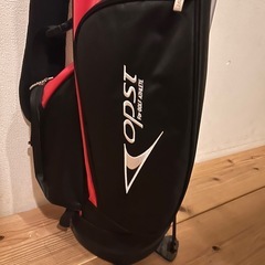 ゴルフキャディバック　スタンド付き　ほぼ未使用の画像