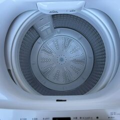 【決まりました】【⭐️全額返金保証⭐️】〇【美品 高年式】 Haier ハイアール 全自動電気洗濯機  JW-U45B 2024年製の画像