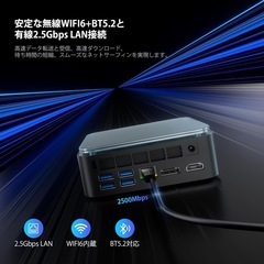 最終価格！限定1名❣️新品未使用品✨️  ミニPC Ryzen 7 7735HS 8コア/16スレッドの画像