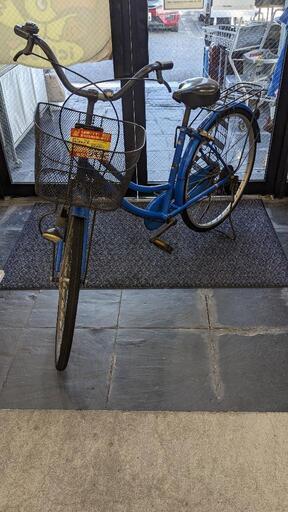 G023 普通自転車★26インチ★青色★防犯登録料無料