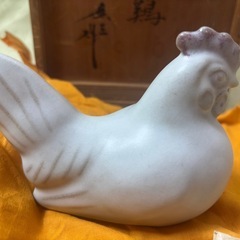 取引済(じ-5) 瑞鶏 置物の画像