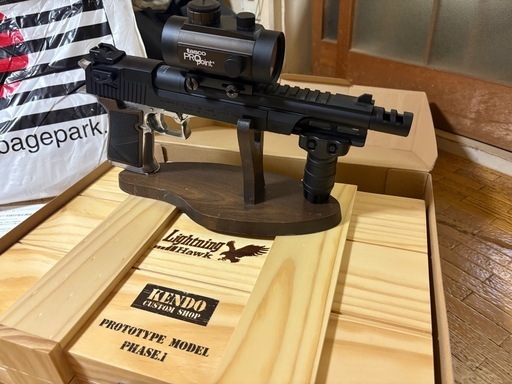 東京マルイ ライトニングホーク デザートイーグル 中古 東京マルイ限定ガスブローバックエアガンライトニングホーク