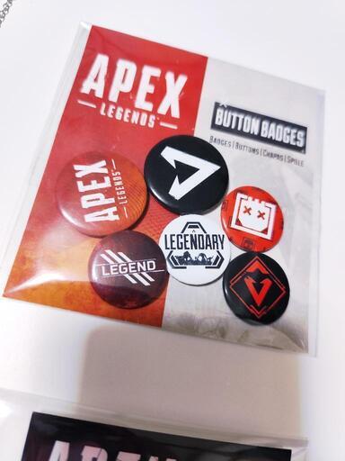 APEX ステッカー 缶バッジ プレート (らぷんちぇる) 羽後本荘の