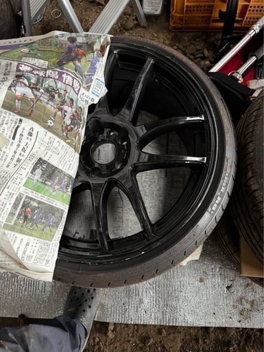 18インチ9.5j＋22 2本セット ドリケツ