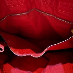 エルメス　廃盤　トートバッグ　赤　大の画像