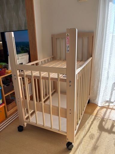 【美品】澤田工業（株）サワベビーベッド　ベビーベッド　ホワイト 楽天市場】サワベビー 澤田工業（ベビーベッド｜ベビー用寝具