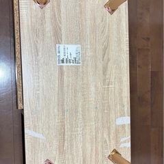 座卓　ローテーブル ガラス センターテーブル オーク調 ベガコーポレーション Aloisの画像