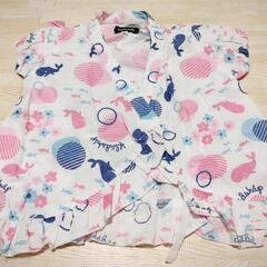 【95〜105cm】子供用甚平 女の子 クレードスコープ ベビー服の画像