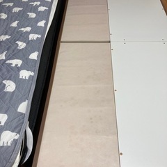 【決まりました】ニトリ 収納付きシングルベッドの画像