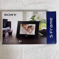 8/23午前中まで引取り【新品未使用】SONY デジタルフォトフレーム DPF-A73 ブラックの画像