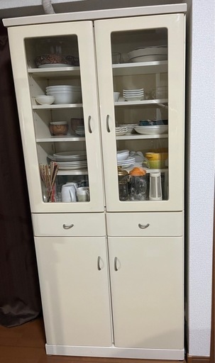 食器棚 (aya) 室見の収納家具《食器棚、キッチン収納》の中古