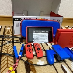 Nintendo Switch 本体 マリオレッド/ブルー 、プロコンの画像