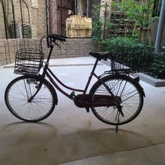 中古自転車(ギアつき２４インチ)の画像