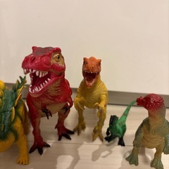 恐竜　フィギュア　おもちゃ　ティラノサウルスの画像