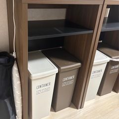 レンジ台、ゴミ箱収納、ラックの画像
