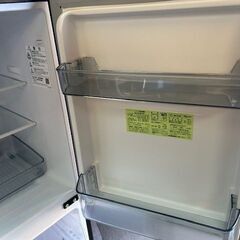 美品　2022年製　SHARP ノンフロン冷凍冷蔵庫　SJ-D15H-H■152L■の画像