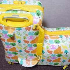 キッズキャリーケース ノリッコ 子どもが乗れるキャリー 動物柄 美品☆の画像